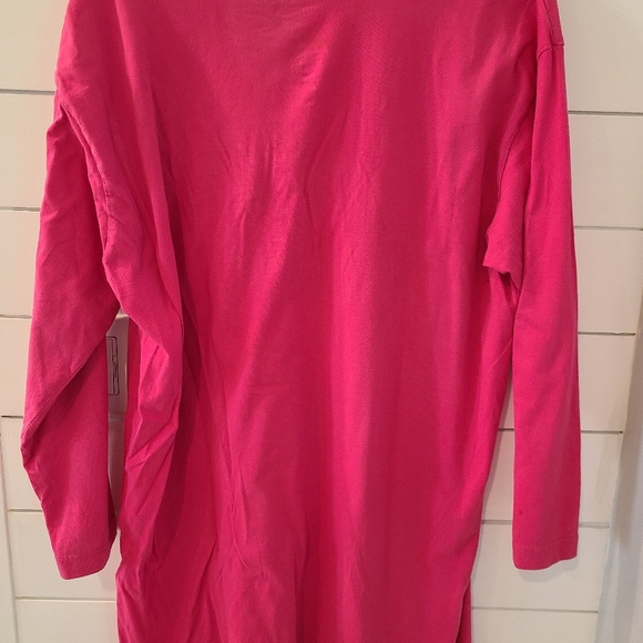 Victoria's Secret Fuchsia Nightshirt with Gold Logo - Picture 5 of 6